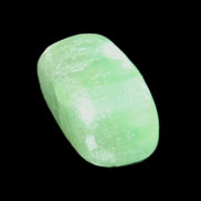 Green Aragonite tumbled stone 30mm 25-27g in sunlight - Rocks and Things Store