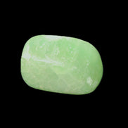Green Aragonite tumbled stone 30mm 25-27g in sunlight - Rocks and Things Store