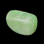 Green Aragonite tumbled stone 30mm 25-27g in sunlight - Rocks and Things Store