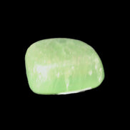 Green Aragonite tumbled stone 30mm 25-27g in sunlight - Rocks and Things Store