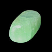 Green Aragonite tumbled stone 30mm 25-27g in sunlight - Rocks and Things Store