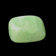 Green Aragonite tumbled stone 30mm 25-27g in sunlight - Rocks and Things Store