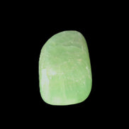 Green Aragonite tumbled stone 30mm 25-27g in sunlight - Rocks and Things Store