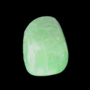 Green Aragonite tumbled stone 30mm 25-27g in sunlight - Rocks and Things Store