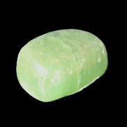 Green Aragonite tumbled stone 30mm 25-27g in sunlight - Rocks and Things Store