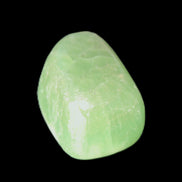 Green Aragonite tumbled stone 30mm 25-27g in sunlight - Rocks and Things Store