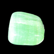 Green Aragonite tumbled stone 30mm 25-27g in sunlight - Rocks and Things Store