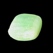 Green Aragonite tumbled stone 30mm 25-27g in sunlight - Rocks and Things Store