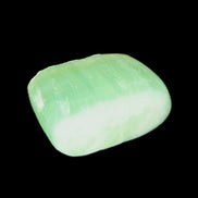 Green Aragonite tumbled stone 30mm 25-27g in sunlight - Rocks and Things Store