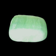 Green Aragonite tumbled stone 30mm 25-27g in sunlight - Rocks and Things Store