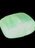 Green Aragonite tumbled stone 30mm 25-27g in sunlight - Rocks and Things Store