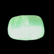 Green Aragonite tumbled stone 30mm 25-27g in sunlight - Rocks and Things Store