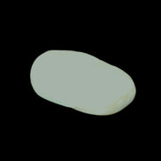 Pistachio Calcite tumbled stone 20-31mm 12-18g in sunlight - Rocks and Things Store