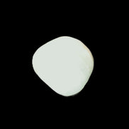 Pistachio Calcite tumbled stone 20-31mm 12-18g in sunlight - Rocks and Things Store