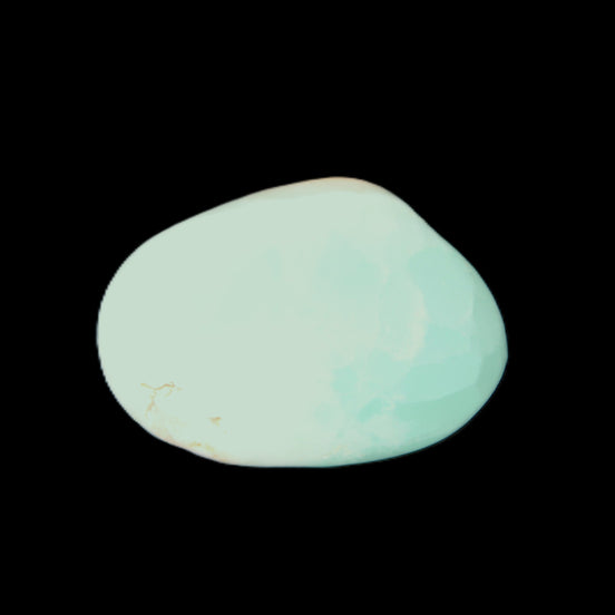 Caribbean Calcite tumbled stone 27*20*13mm 13g in sunlight - Rocks and Things Store