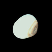 Caribbean Calcite tumbled stone 27*20*13mm 13g in sunlight - Rocks and Things Store