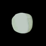 Pistachio Calcite tumbled stone 23-33mm 14-20g in sunlight - Rocks and Things Store