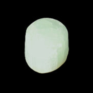 Pistachio Calcite tumbled stone 23-33mm 14-20g in sunlight - Rocks and Things Store