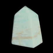 Pistachio Calcite obelisk 51*35*24mm 77g in sunlight - Rocks and Things Store