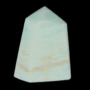 Pistachio Calcite obelisk 51*35*24mm 77g in sunlight - Rocks and Things Store