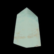 Pistachio Calcite obelisk 51*35*24mm 77g in sunlight - Rocks and Things Store