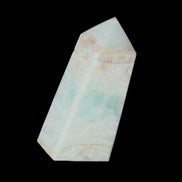 Pistachio Calcite obelisk 72*35*24mm 110g in sunlight - Rocks and Things Store
