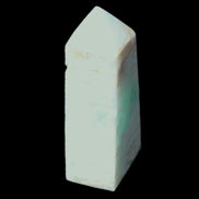 Pistachio Calcite obelisk 72*35*24mm 110g in sunlight - Rocks and Things Store