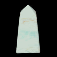 Pistachio Calcite obelisk 72*35*24mm 110g in sunlight - Rocks and Things Store
