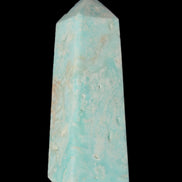 Blue Aragonite obelisk 113*40*30mm 256g in sunlight - Rocks and Things Store