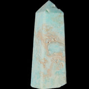 Blue Aragonite obelisk 113*40*30mm 256g in sunlight - Rocks and Things Store