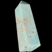 Blue Aragonite obelisk 113*40*30mm 256g in sunlight - Rocks and Things Store