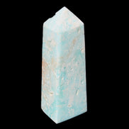 Blue Aragonite obelisk 113*40*30mm 256g in sunlight - Rocks and Things Store