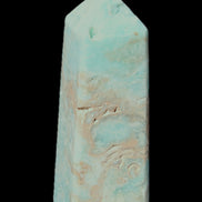 Blue Aragonite obelisk 113*40*30mm 256g in sunlight - Rocks and Things Store