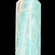Blue Aragonite obelisk 134*42*35mm 440g in sunlight - Rocks and Things Store