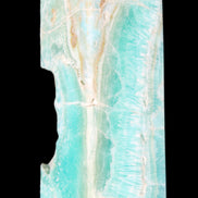 Blue Aragonite obelisk 134*42*35mm 440g in sunlight - Rocks and Things Store