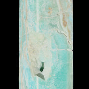 Blue Aragonite obelisk 134*42*35mm 440g in sunlight - Rocks and Things Store