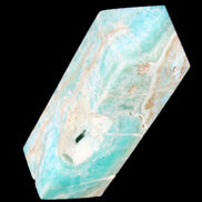 Blue Aragonite obelisk 134*42*35mm 440g in sunlight - Rocks and Things Store