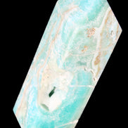 Blue Aragonite obelisk 134*42*35mm 440g in sunlight - Rocks and Things Store