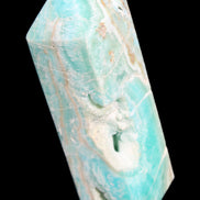 Blue Aragonite obelisk 134*42*35mm 440g in sunlight - Rocks and Things Store