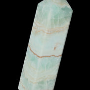 Blue Aragonite obelisk 140*36*34mm 395g in sunlight - Rocks and Things Store