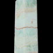Blue Aragonite obelisk 140*36*34mm 395g in sunlight - Rocks and Things Store