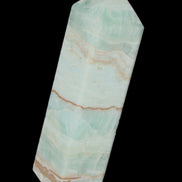 Blue Aragonite obelisk 140*36*34mm 395g in sunlight - Rocks and Things Store