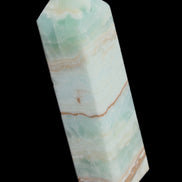 Blue Aragonite obelisk 140*36*34mm 395g in sunlight - Rocks and Things Store