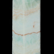 Blue Aragonite obelisk 140*36*34mm 395g in sunlight - Rocks and Things Store