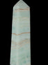 Blue Aragonite obelisk 141*37*31mm 312g in sunlight - Rocks and Things Store