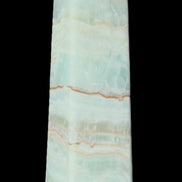 Blue Aragonite obelisk 141*37*31mm 312g in sunlight - Rocks and Things Store