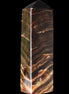 Chocolate Calcite obelisk 114*33*26mm 249g in sunlight - Rocks and Things Store