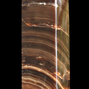 Chocolate Calcite obelisk 114*33*26mm 249g in sunlight - Rocks and Things Store