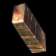 Chocolate Calcite obelisk 110*30*24mm 214g in sunlight - Rocks and Things Store