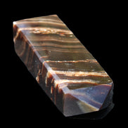 Chocolate Calcite obelisk 107*33*23mm 197.5g in sunlight - Rocks and Things Store